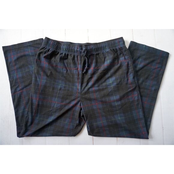 Nautica Men's Cozy Fleece Lounge/Pajama Plaid Pants - Size L - Picture 3 of 7